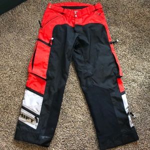 Motor cross pants and shirt